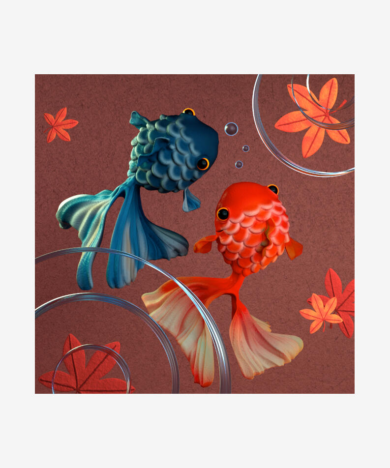 Marina Nakagawa Japan Selected Works, 2021 3D-rendered, editioned