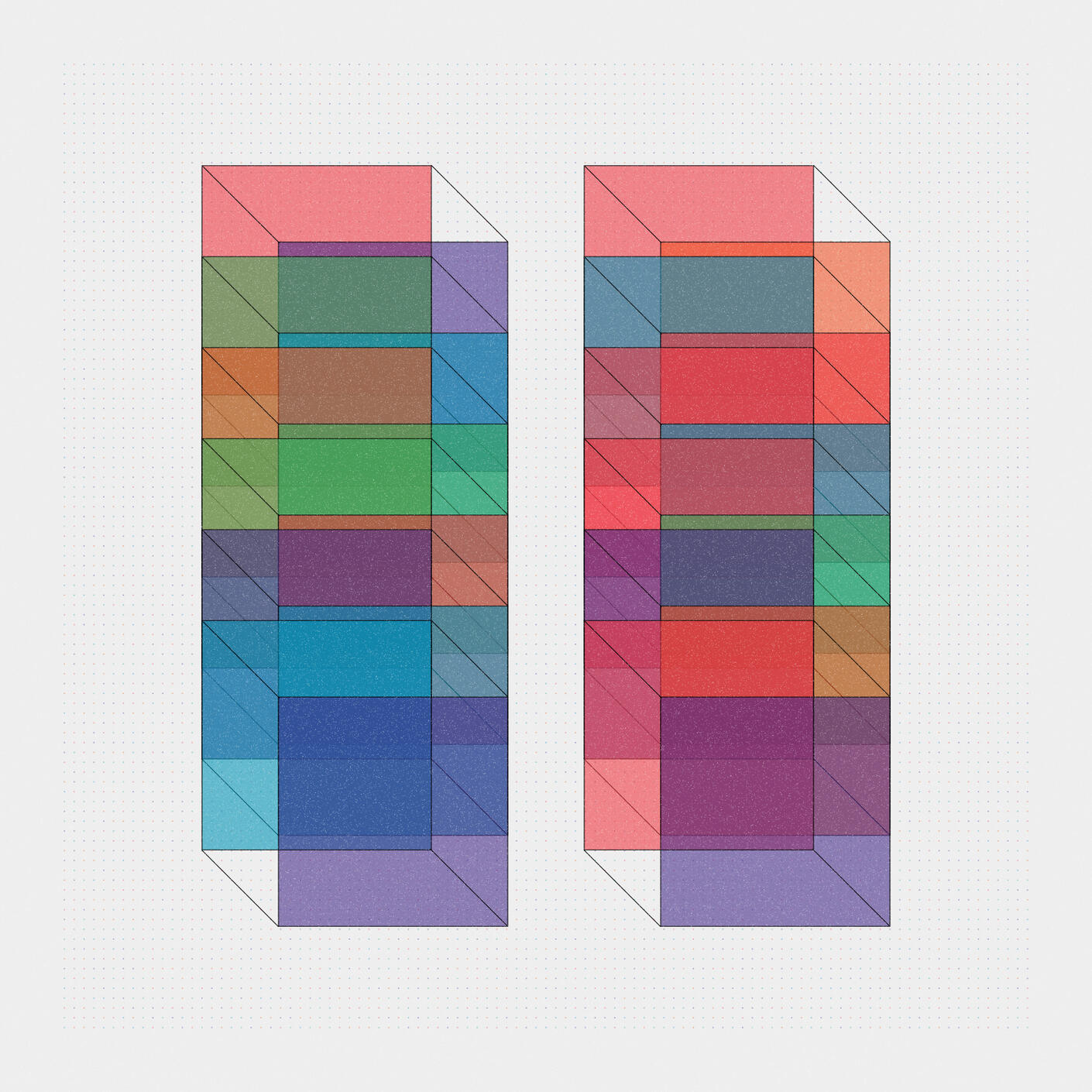 Unsolicited Abstraction of Modern Times #40, 2022. Rodrigo Cortez. MIME: application/x-directory, Token: FA2, Storage: IPFS, Contract: KT1...