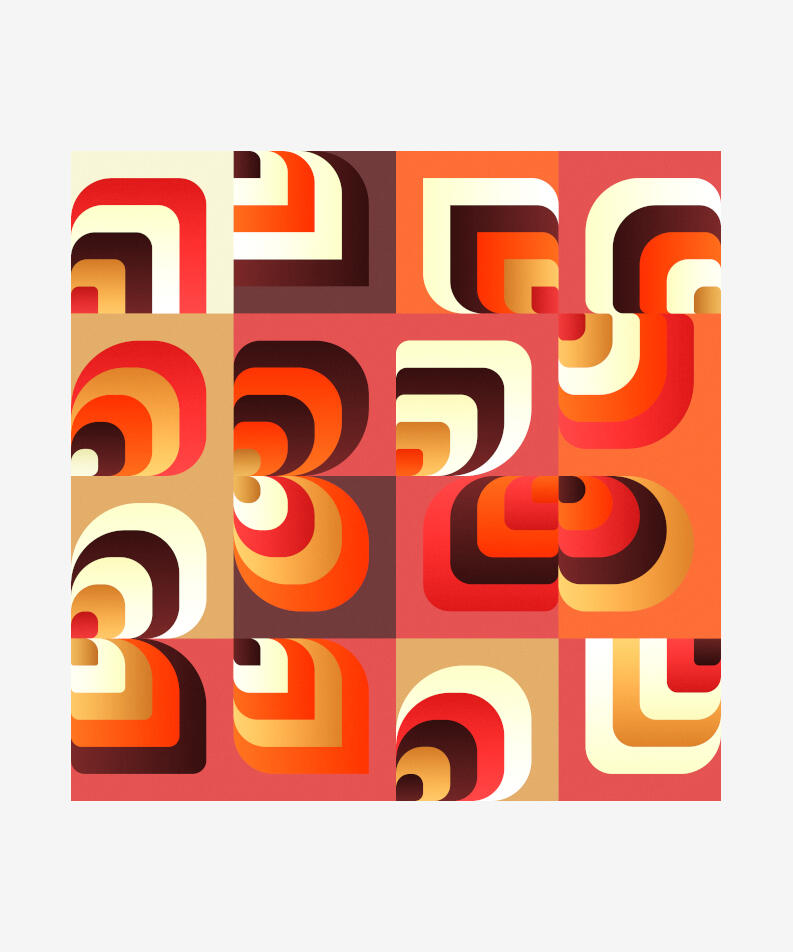 Lammetje Netherlands RetroCorner)01, 2021 Code-based generative, editioned