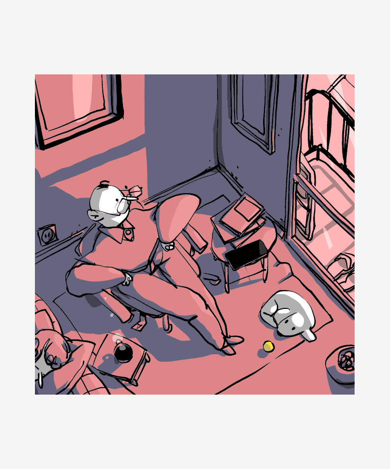 Kubilay Odabaş Turkey She Sleeps A Lot, 2025 Digital illustration, editioned