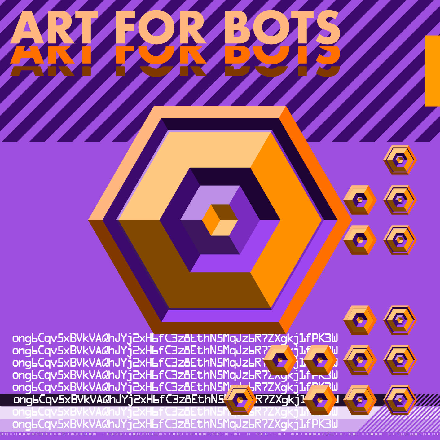Hexagones - Art for Bots for Humans #57, 2022. Daniel Catt. MIME: application/x-directory, Token: FA2, Storage: IPFS, Contract: KT1...