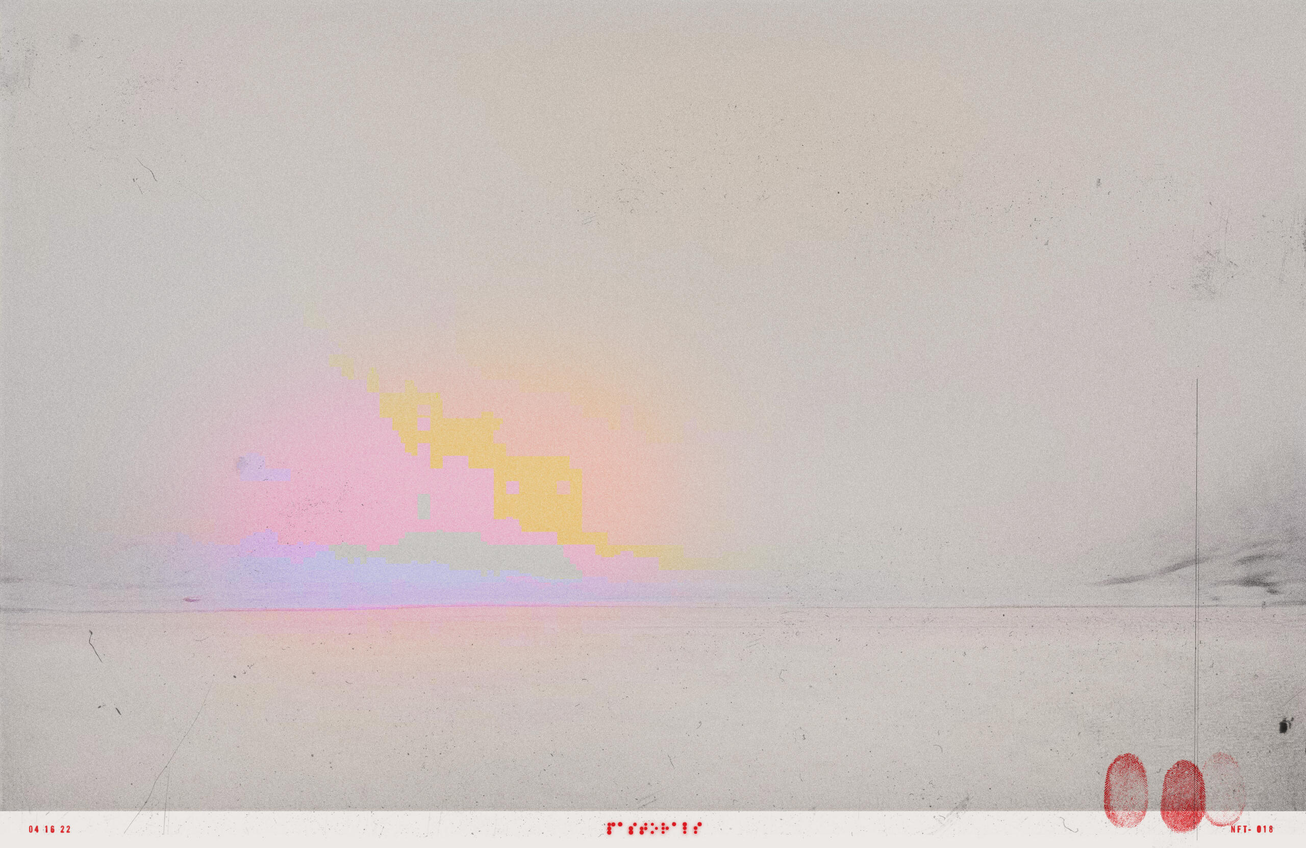 04 16 22 PASTORALS NFT- 018, 2022. Gary Edward Blum. MIME: image/jpeg, Token: FA2, Storage: IPFS, Contract: KT1...