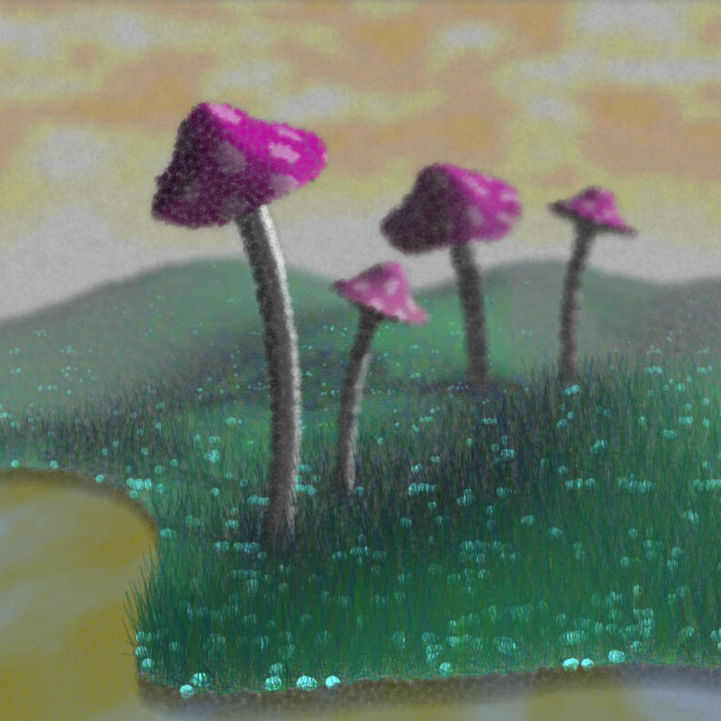 Giants of the Meadow #128, 2022. Pablo Román Andrioli. MIME: application/x-directory, Token: FA2, Storage: IPFS, Contract: KT1...