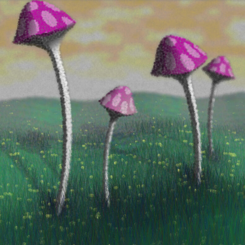 Giants of the Meadow #136, 2022. Pablo Andrioli. MIME: application/x-directory, Token: FA2, Storage: IPFS, Contract: KT1...