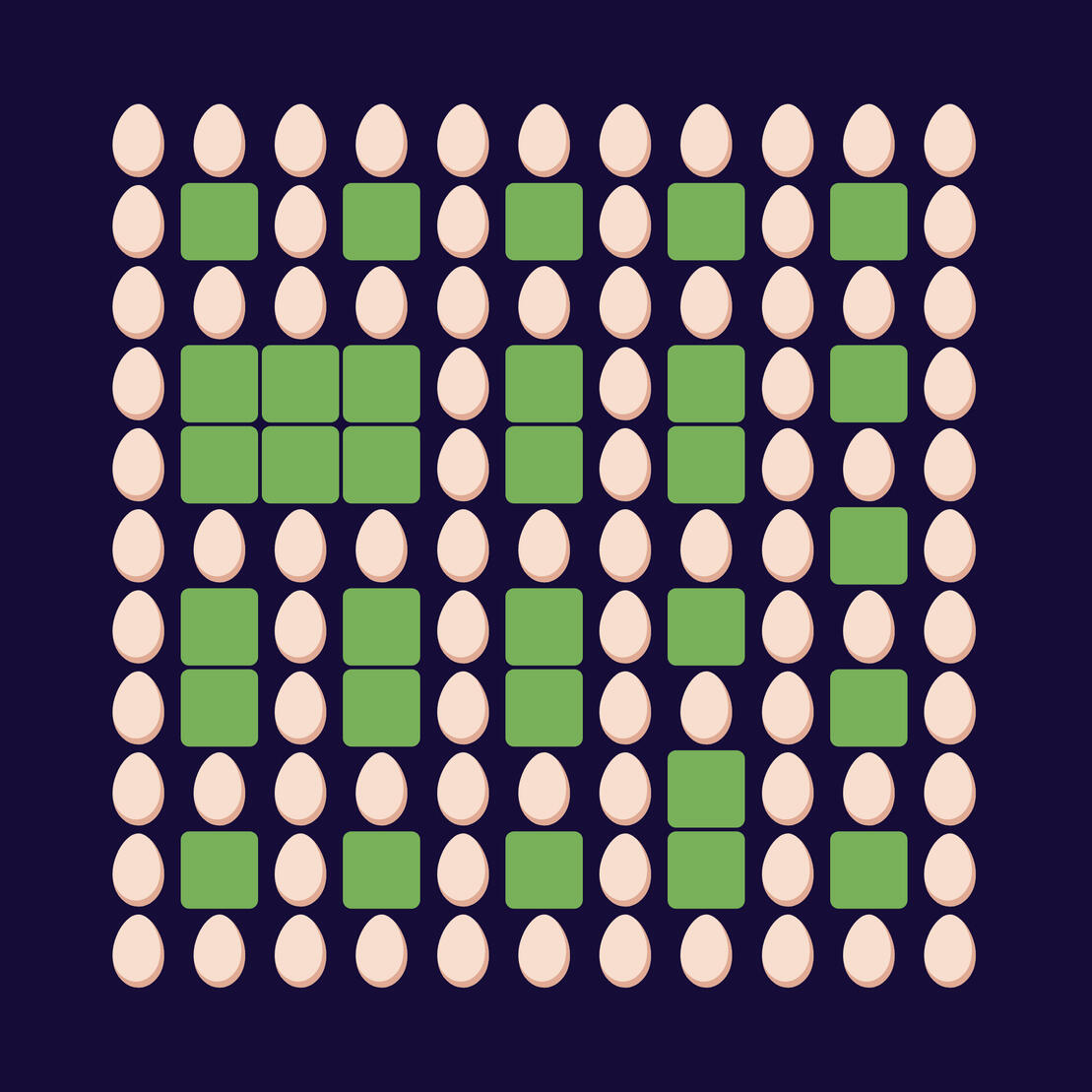 Tilemoji #18, 2022. Frank Force. MIME: application/x-directory, Token: FA2, Storage: IPFS, Contract: KT1...