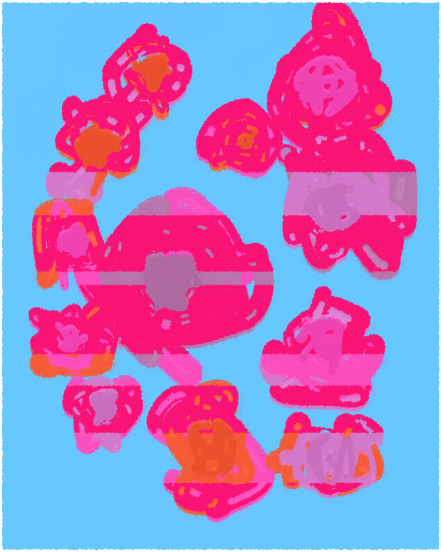 Eyeshadow Roses #585, 2022. Sarah Ridgley. MIME: application/x-directory, Token: FA2, Storage: IPFS, Contract: KT1...
