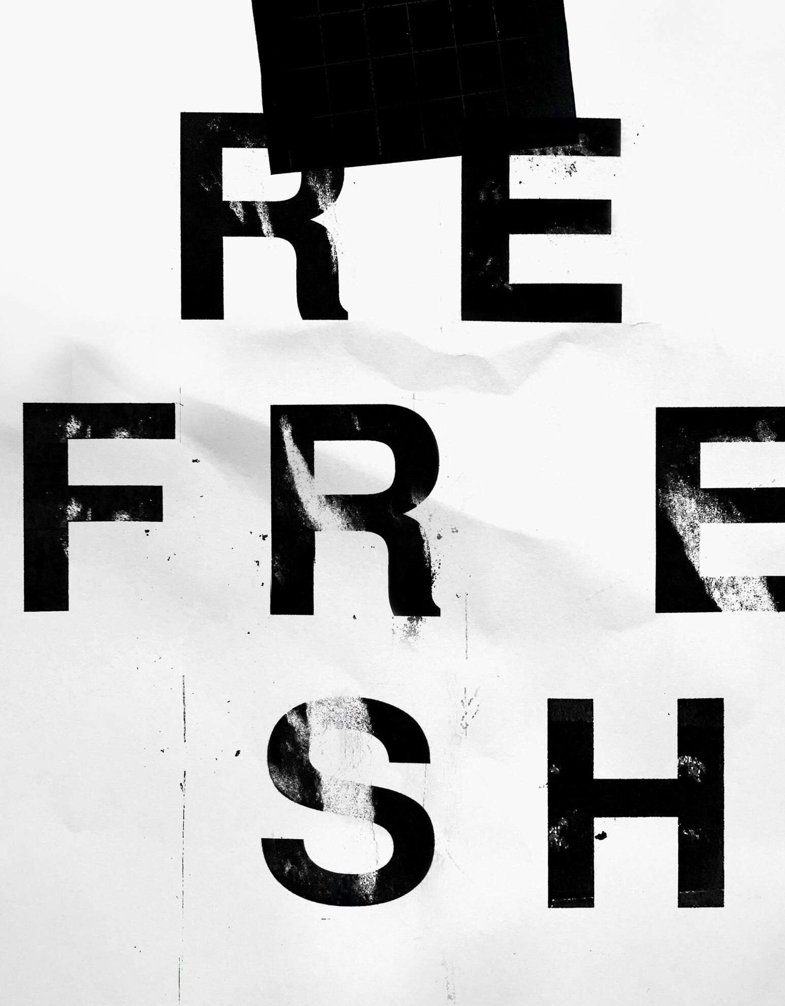 Words 19 - Refresh, 2022. Toca Me/Thorsten Iberl. MIME: image/png, Token: FA2, Storage: IPFS, Contract: KT1...
